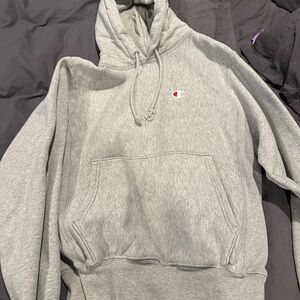 Champion Light Gray Men's Hoodie